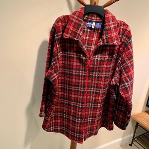 Venezia Jeans Excellent Condition Plaid Jacket